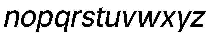 Neue Celso Medium Italic Font LOWERCASE