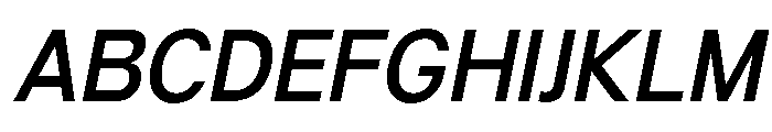 Neue Celso Semi Bold Italic Font UPPERCASE