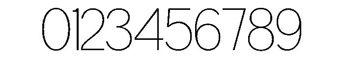 Neue Celso Thin Font OTHER CHARS