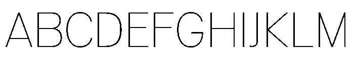 Neue Celso Thin Font UPPERCASE