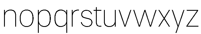 Neue Celso Thin Font LOWERCASE