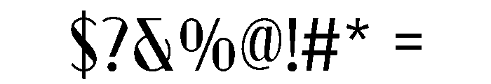 Neuford-Regular Font OTHER CHARS