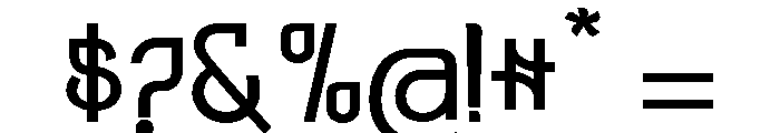 Neumonics Regular Font OTHER CHARS