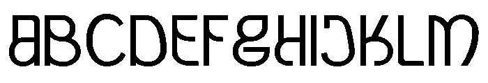 Neumonics Regular Font UPPERCASE