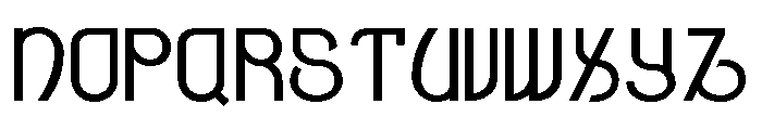 Neumonics Regular Font UPPERCASE