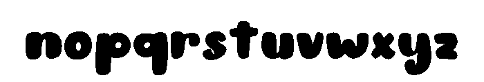 Neusro Bleach Regular Font LOWERCASE