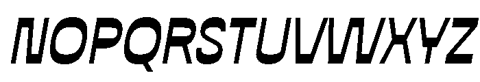 Neustar Reverse Italic Regular Font LOWERCASE