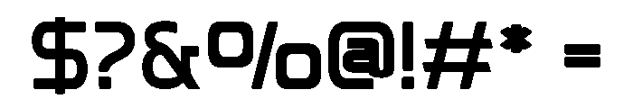 Neutrona Regular Font OTHER CHARS