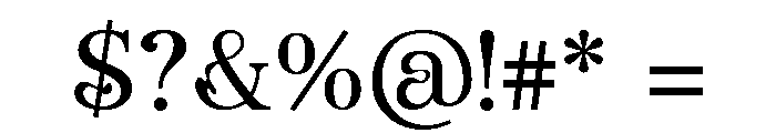 Nevalisa Font OTHER CHARS