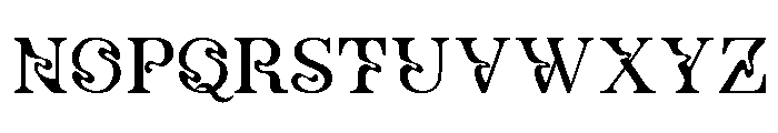 Nevalisa Font UPPERCASE