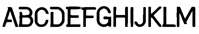Never Back Down Font UPPERCASE