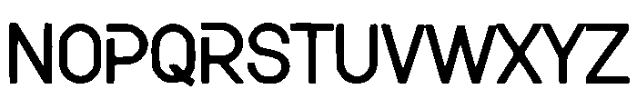 Never Back Down Font UPPERCASE