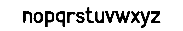 Never Back Down Font LOWERCASE