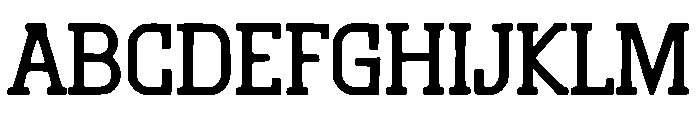 Never Back Font UPPERCASE