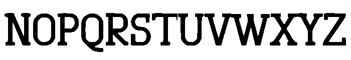 Never Back Font UPPERCASE