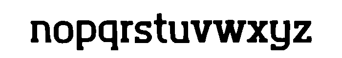 Never Back Font LOWERCASE