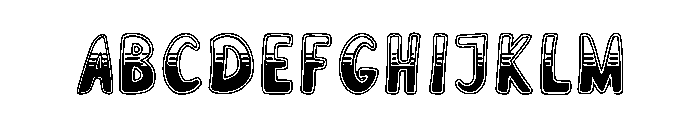 Never Gift Regular Font UPPERCASE