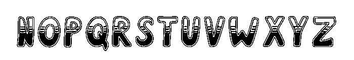 Never Gift Regular Font UPPERCASE
