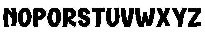 Never Hyper Font UPPERCASE