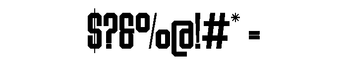 Neverdies Regular Font OTHER CHARS