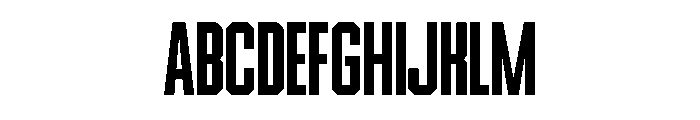 Neverdies Regular Font UPPERCASE