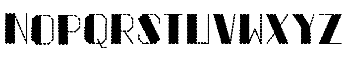 Nevilny Font UPPERCASE