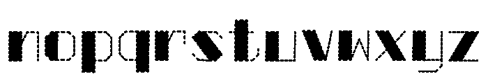 Nevilny Font LOWERCASE
