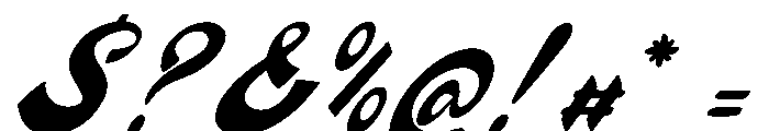 Nevroda Wisdom Italic Font OTHER CHARS