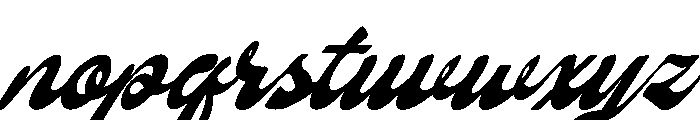 Nevroda Wisdom Italic Font LOWERCASE