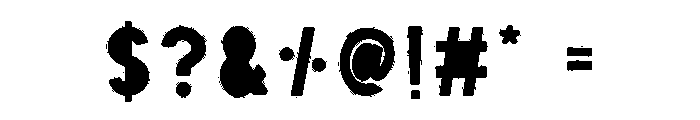 New Americanflag3 Font OTHER CHARS