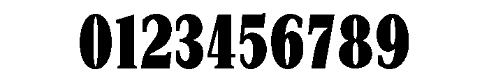 New Bight Black Condensed Font OTHER CHARS