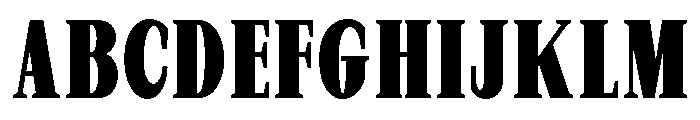 New Bight Black Condensed Font UPPERCASE
