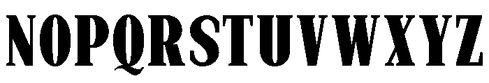 New Bight Black Condensed Font UPPERCASE
