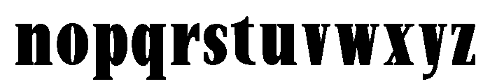 New Bight Black Condensed Font LOWERCASE