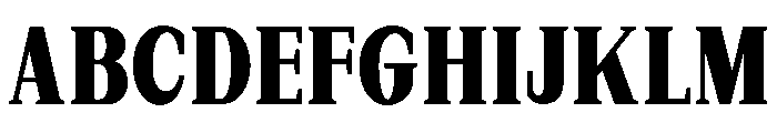 New Bight Black Semi Condensed Font UPPERCASE