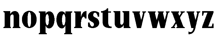 New Bight Black Semi Condensed Font LOWERCASE
