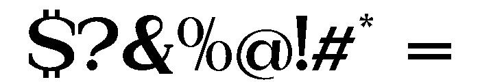 New Bight Bold Expanded Font OTHER CHARS