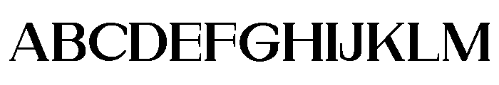 New Bight Bold Expanded Font UPPERCASE