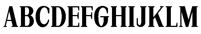 New Bight Bold Semi Condensed Font UPPERCASE