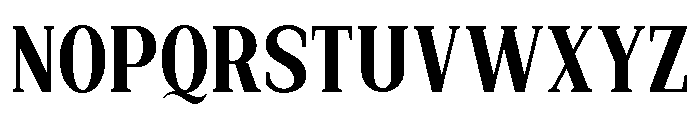 New Bight Bold Semi Condensed Font UPPERCASE