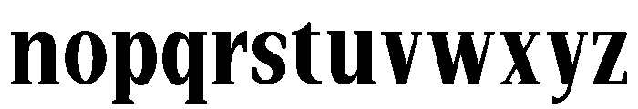 New Bight Bold Semi Condensed Font LOWERCASE