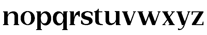 New Bight Bold Semi Expanded Font LOWERCASE