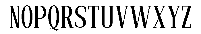 New Bight Condensed Font UPPERCASE