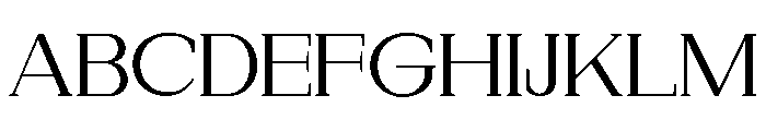 New Bight Expanded Font UPPERCASE