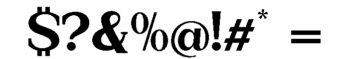 New Bight ExtBd SemExp Font OTHER CHARS