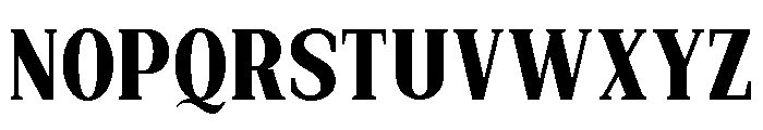 New Bight ExtBd SemiCond Font UPPERCASE