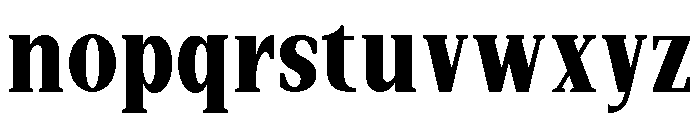 New Bight ExtBd SemiCond Font LOWERCASE