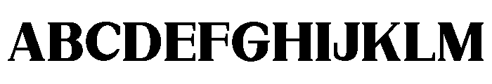 New Bight ExtBlk SemExp Font UPPERCASE