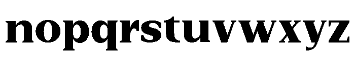 New Bight ExtBlk SemExp Font LOWERCASE