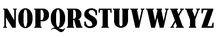 New Bight ExtBlk SemiCond Font UPPERCASE